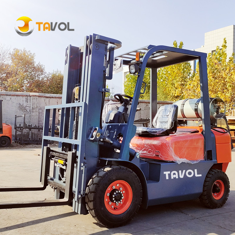 Tavol lpg forklift montacarga  2 ton 2.5 ton 3 ton 3.5 ton 4 ton empilhadeira with Japanese Nissan K25 engine