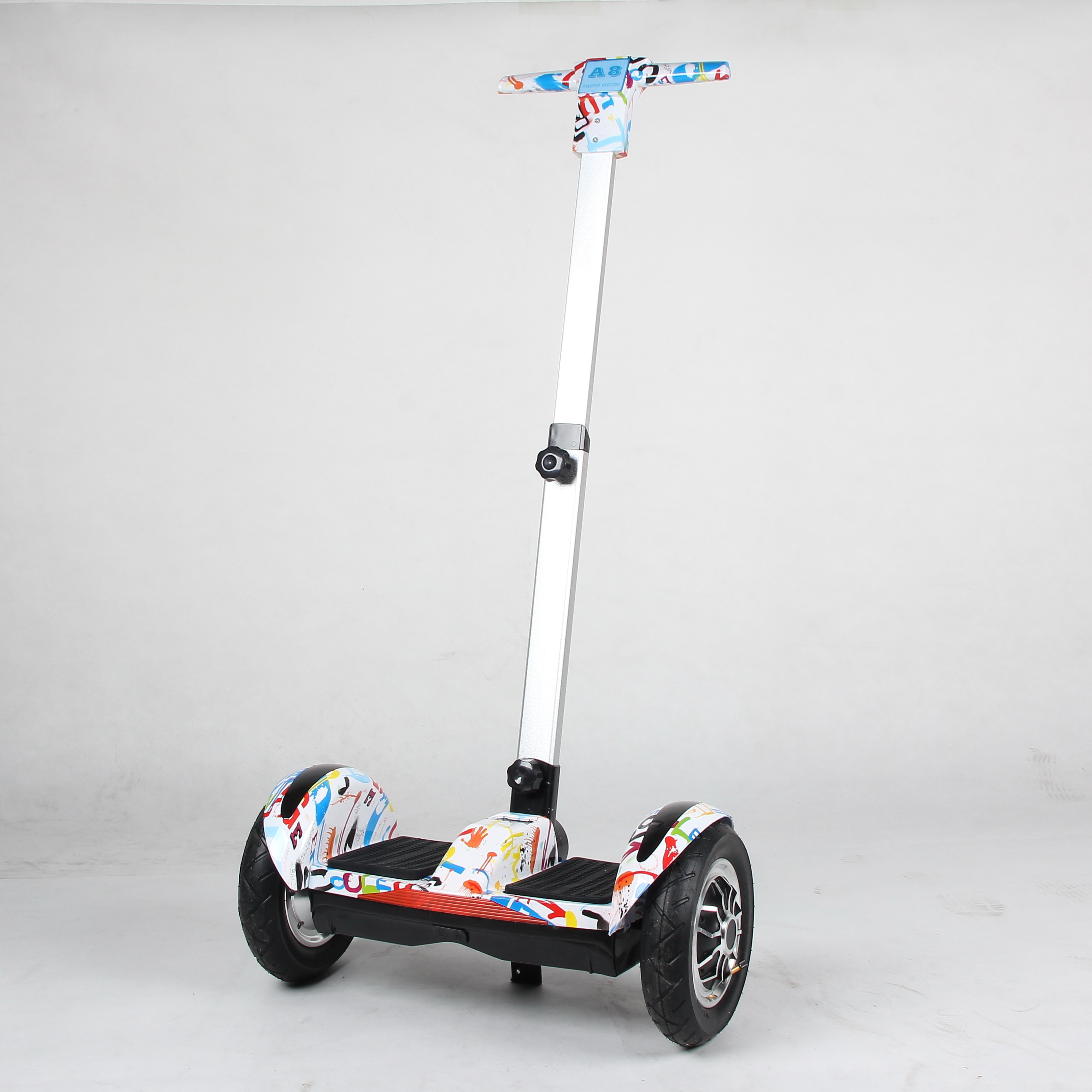 10inch electric hoverboard with handle and speaker