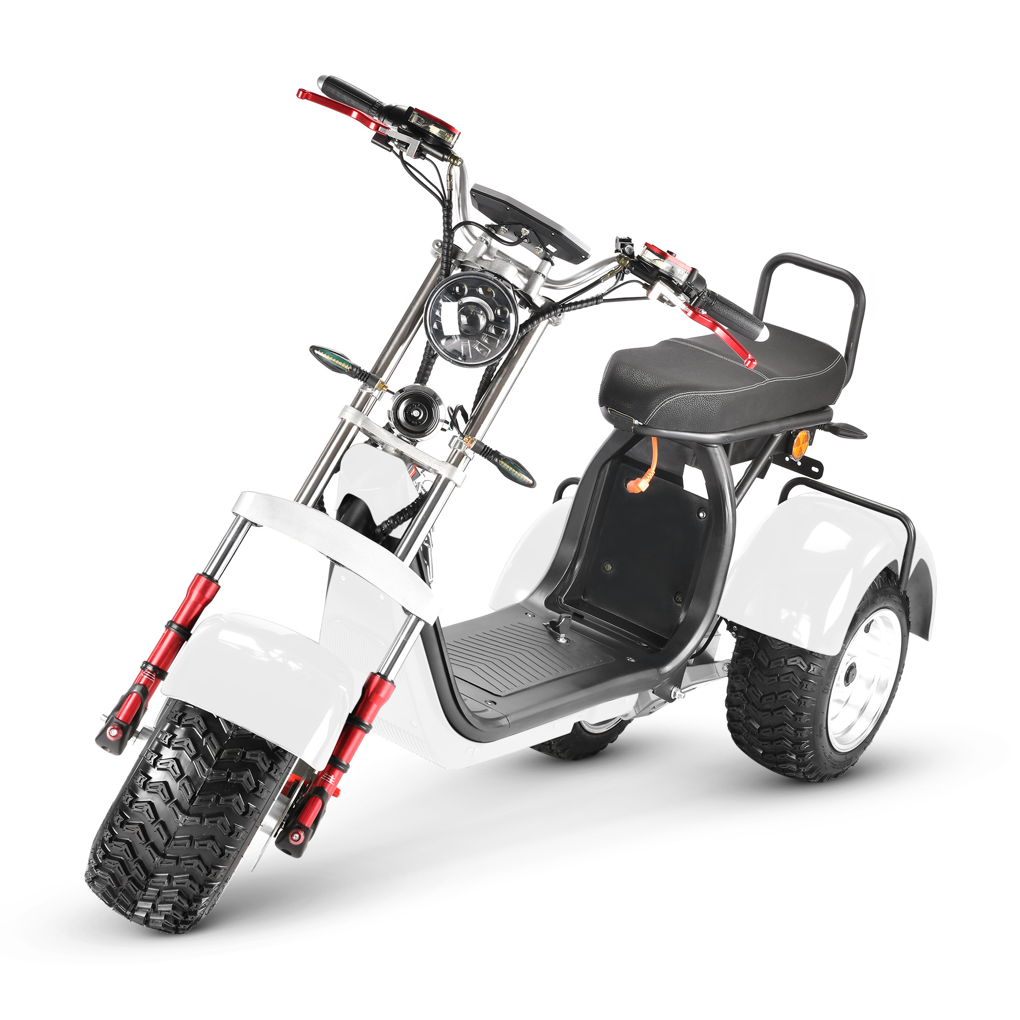 new arrival 4000w double motor electric rock city coco three wheel scooter tricycle scooter