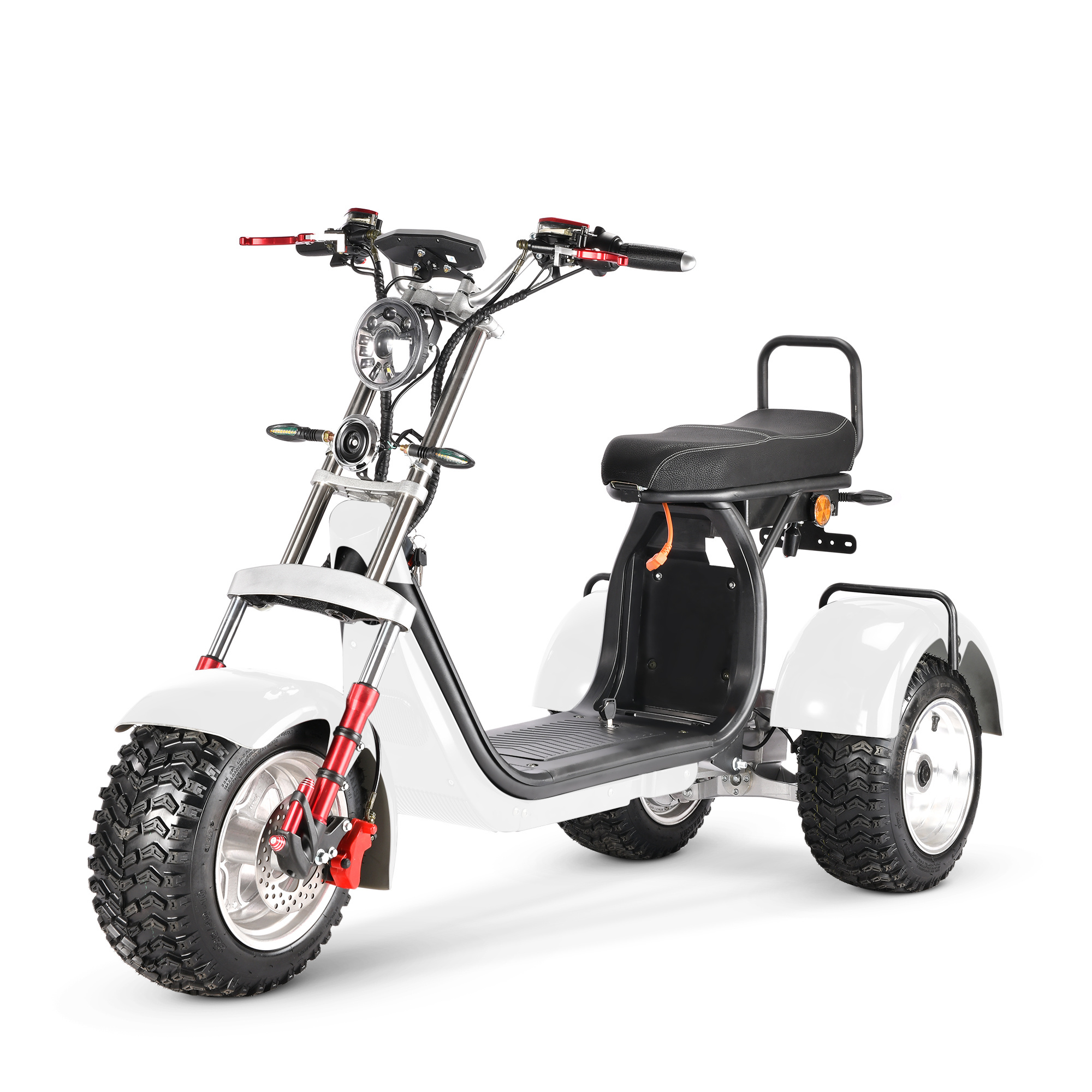 new arrival 4000w double motor electric rock city coco three wheel scooter tricycle scooter