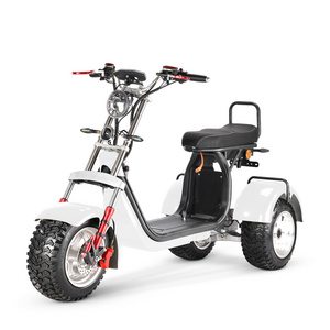 new arrival 4000w double motor electric rock city coco three wheel scooter tricycle scooter