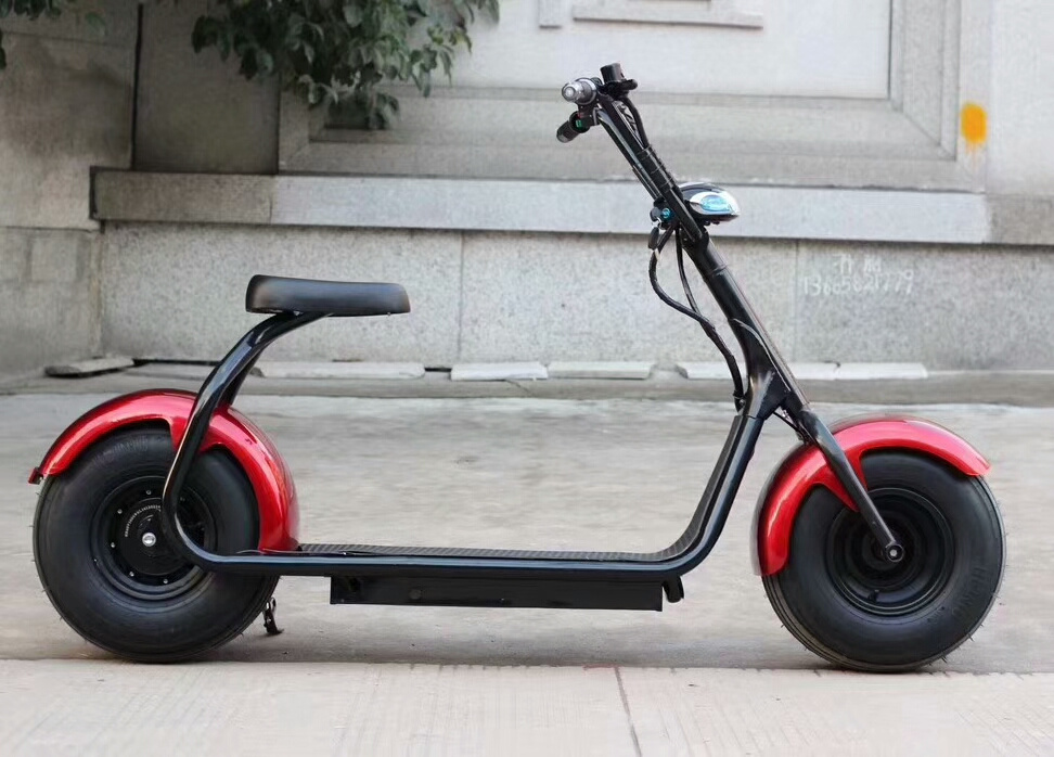 Hot sell 2 wheel fat tire cheap  electric  moto 1000w scooter seev citycoco scooter