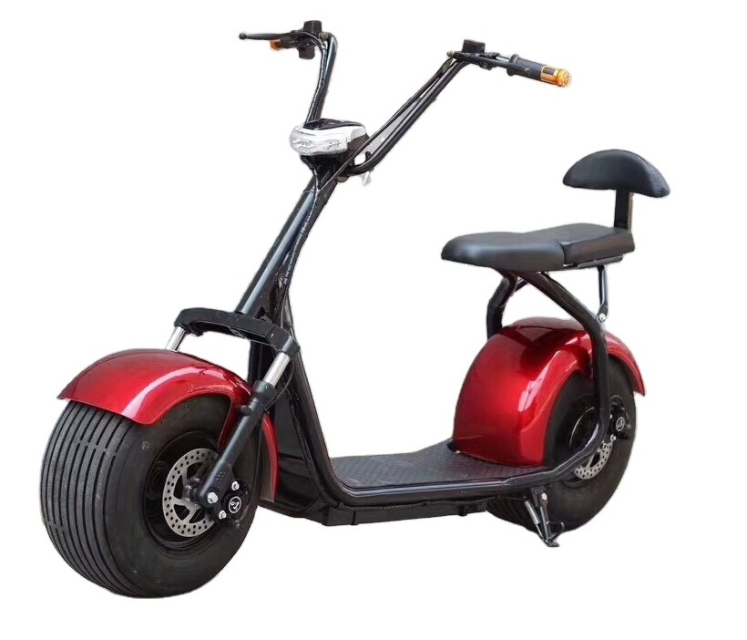 Hot sell 2 wheel fat tire cheap  electric  moto 1000w scooter seev citycoco scooter