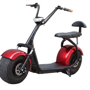 Hot sell 2 wheel fat tire cheap  electric  moto 1000w scooter seev citycoco scooter