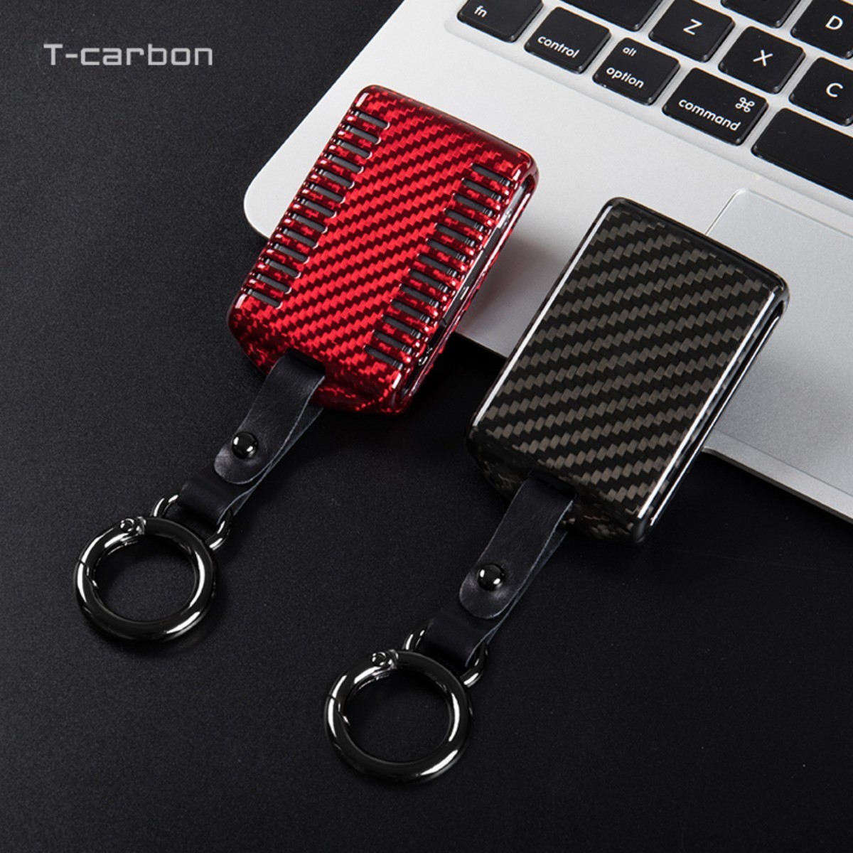 Key Cover For Volvo Carbon Fiber Car Key Case Fashion Styling Car Key Cover Auto Interior Accessories