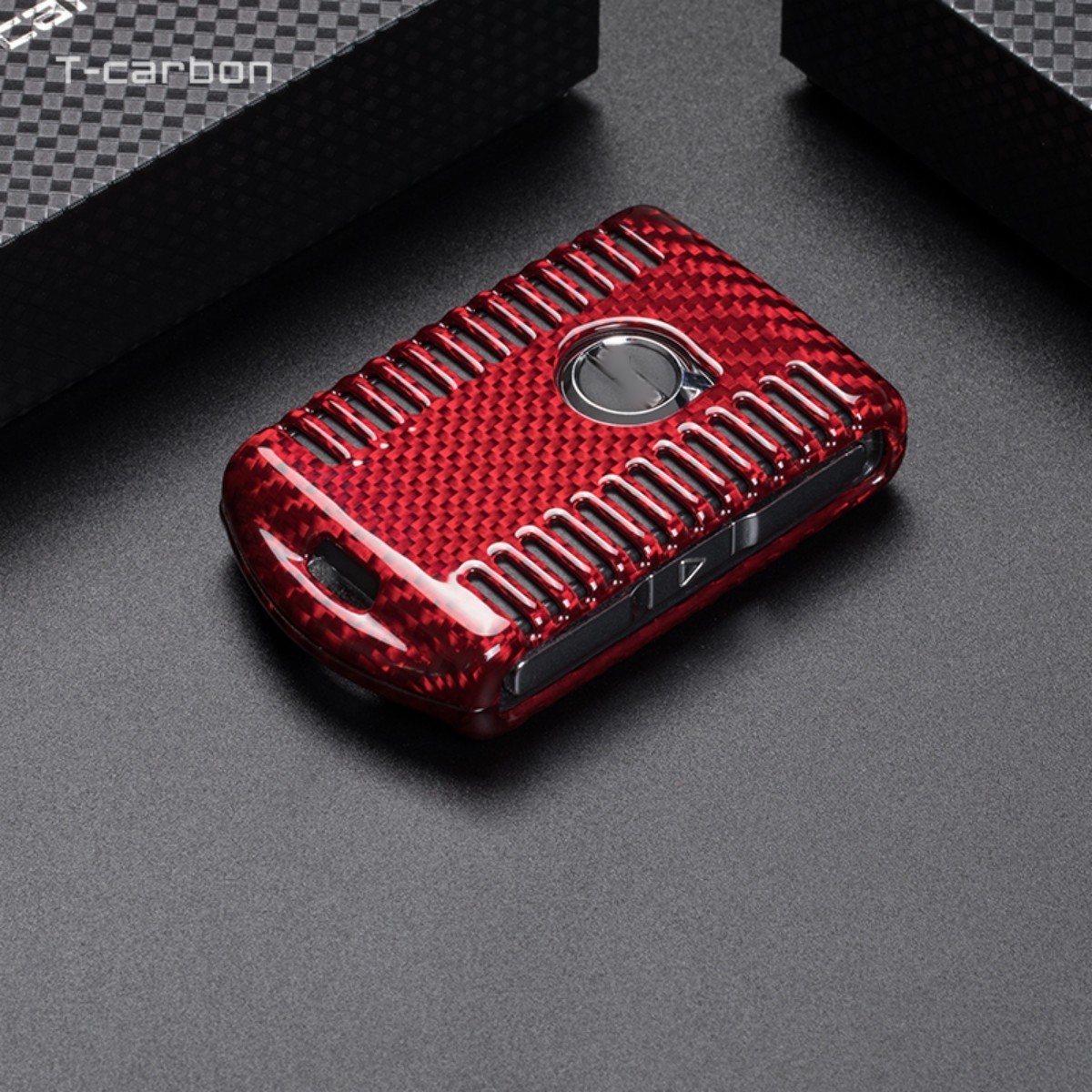 Key Cover For Volvo Carbon Fiber Car Key Case Fashion Styling Car Key Cover Auto Interior Accessories