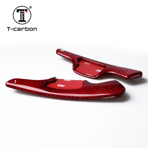 T-carbon Glass Fiber Paddles Shifter For Ford Steering Wheel Shift Paddle Hot-sell Car Interior Accessories Shifting Paddles