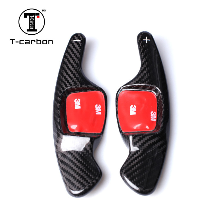 T-carbon Carbon Fiber Paddles Shifters For VW Steering Wheel Shift Paddle Hot-sell Car Accessories Shifting  Paddles