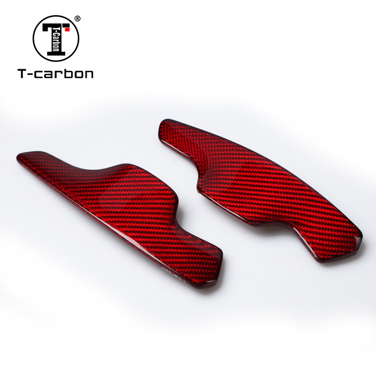 T-carbon Glass Fiber Paddles Shifter For Ford Steering Wheel Shift Paddle Hot-sell Car Interior Accessories Shifting Paddles