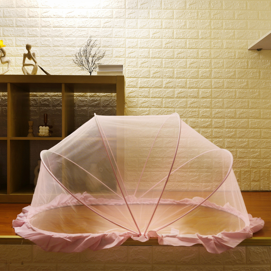 Home Travel Baby Mosquito Net For Bed, Kids foldable Folding Baby Umbrella Mosquito Nets