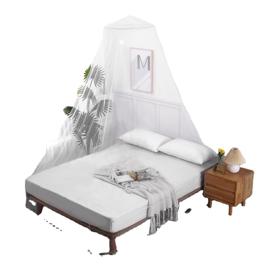 simple cheap hanging round conical Mosquito Net Bed Canopy