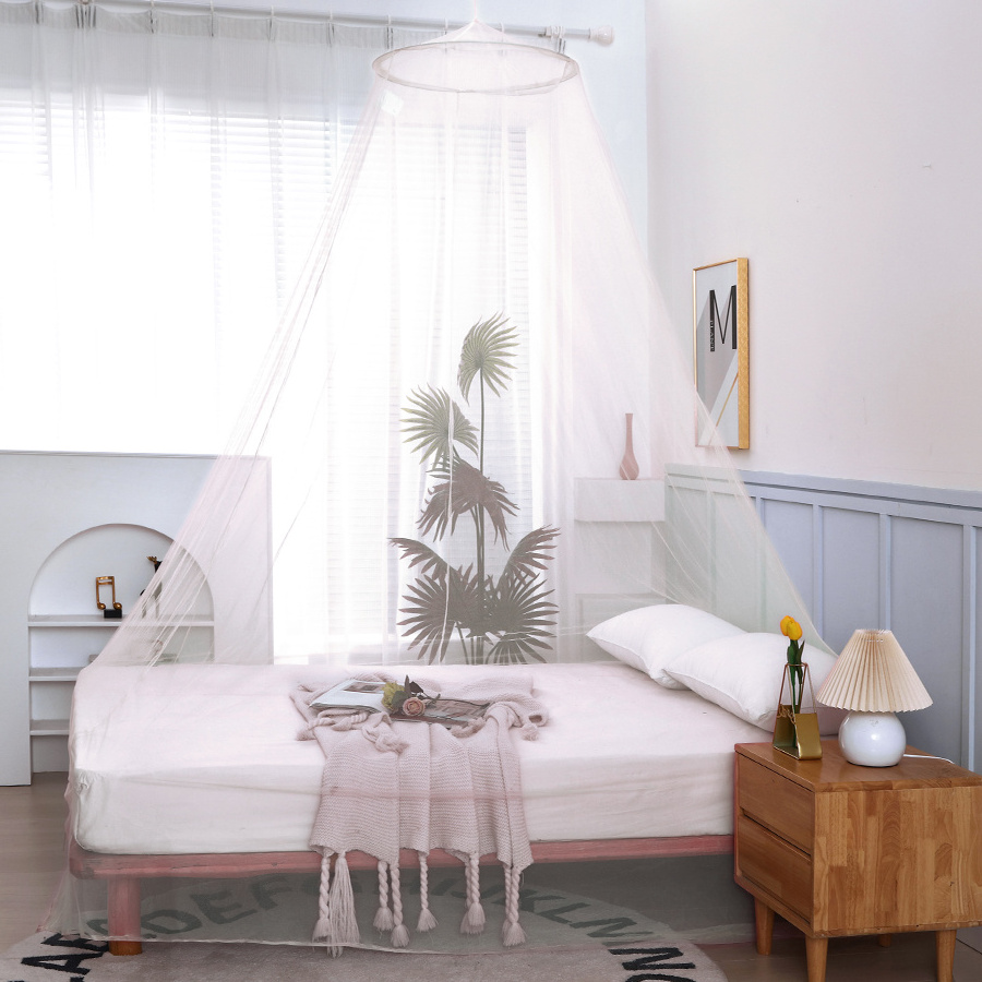 white round conical Mosquito Net  Bed Canopy for baby adult bed