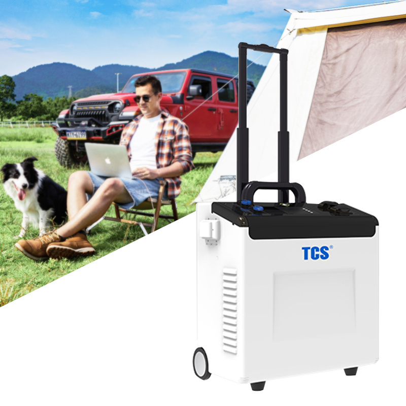 Suitcase Solar Generator Rechargeable 5000w Usa Au Plug Indoor 220v Fast Charge De Portable Power Station With Wheel