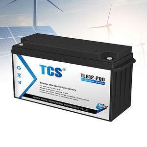 Tcs Wholesale Green Solar Power Energy Storage 12v 250ah 200ah  Inverter Lithium Ion Battery With Bms