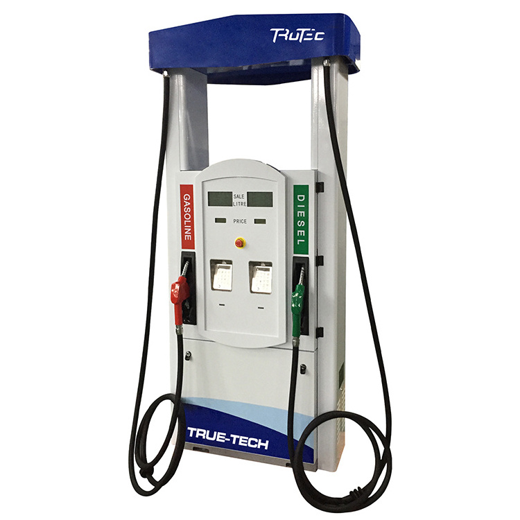 Two Pump Four Nozzle Display Board Petrol Fuel Dispenser For Sale