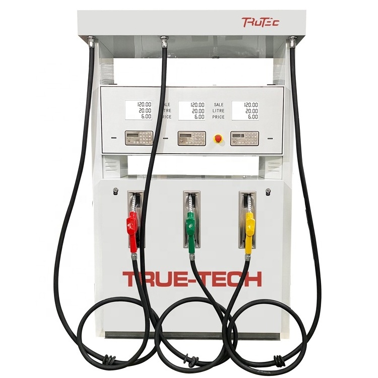 Electronic calibration gilbarco petrol station fuel dispenser six nozzle