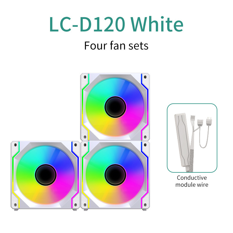 High Cooling Performance Computer Case Fan 120mm ARGB Case cooler Fan RGB M18 120mm watercooling fan