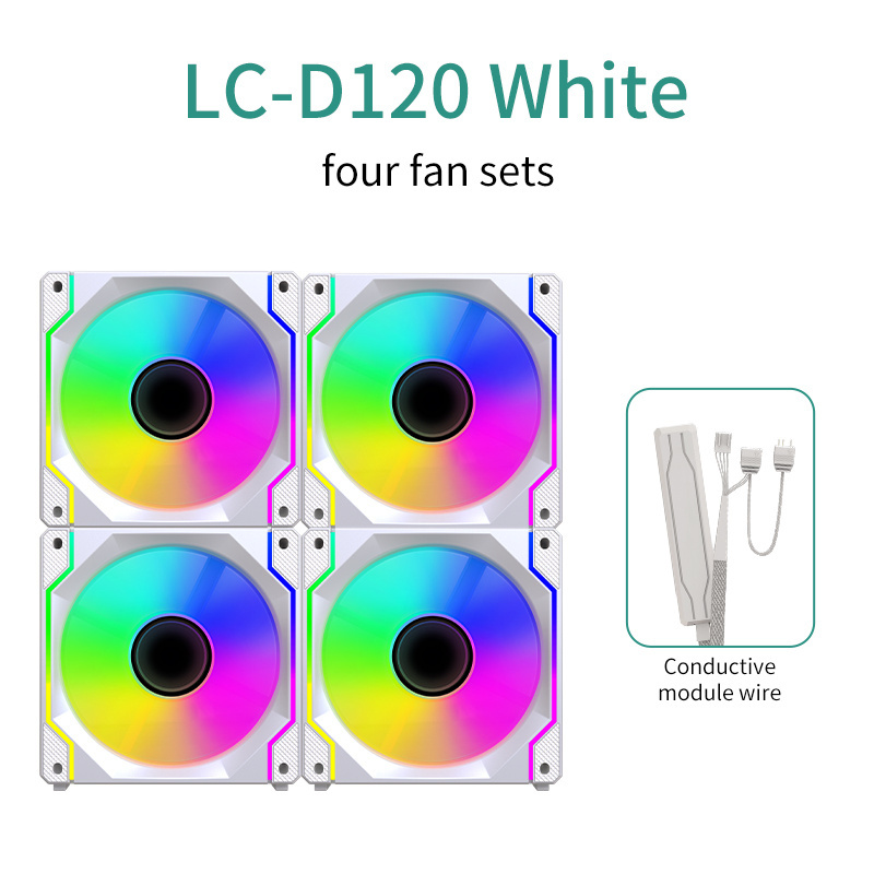 High Cooling Performance Computer Case Fan 120mm ARGB Case cooler Fan RGB M18 120mm watercooling fan