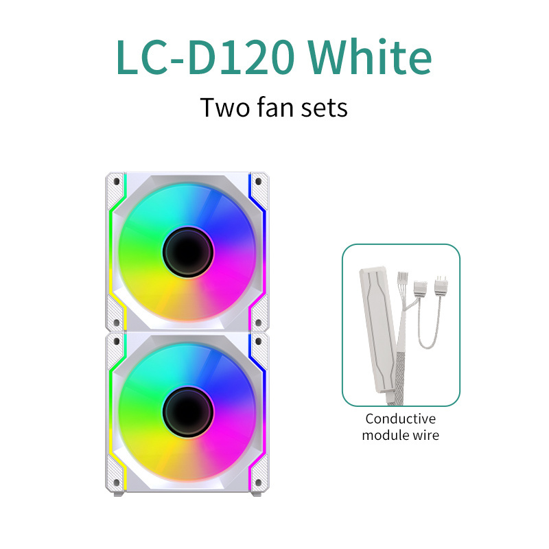 High Cooling Performance Computer Case Fan 120mm ARGB Case cooler Fan RGB M18 120mm watercooling fan