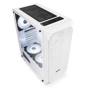 Popular OEM White Atx Matx Computer Case  Aluminium Case GPU PC Gaming Computer Case Game Casin Casing