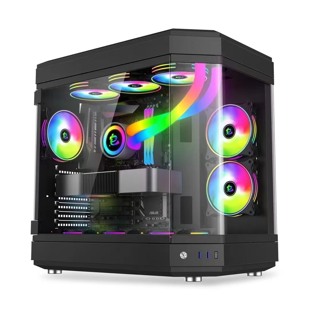 OEM Tempered Glass ATX Smart Case Desktop Cabinet PC Computer ATX Case Computer PC Gaming