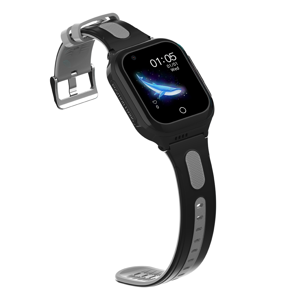 Long Standby Waterproof Baby Boys Smart Watch Sim Card 4G Heart Style 1.4 Inch 4G GPS + WIFI + LBS Waterproof