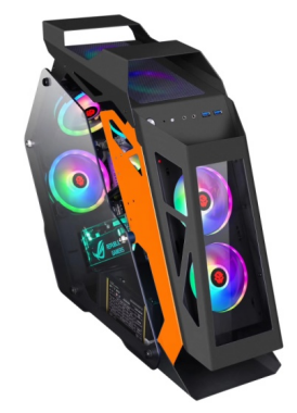 2022 ATX Mid-Tower anime Chassis Gaming side transparent PC Case Tower Computer Case from darkflash