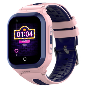 Long Standby Waterproof Baby Boys Smart Watch Sim Card 4G Heart Style 1.4 Inch 4G GPS + WIFI + LBS Waterproof