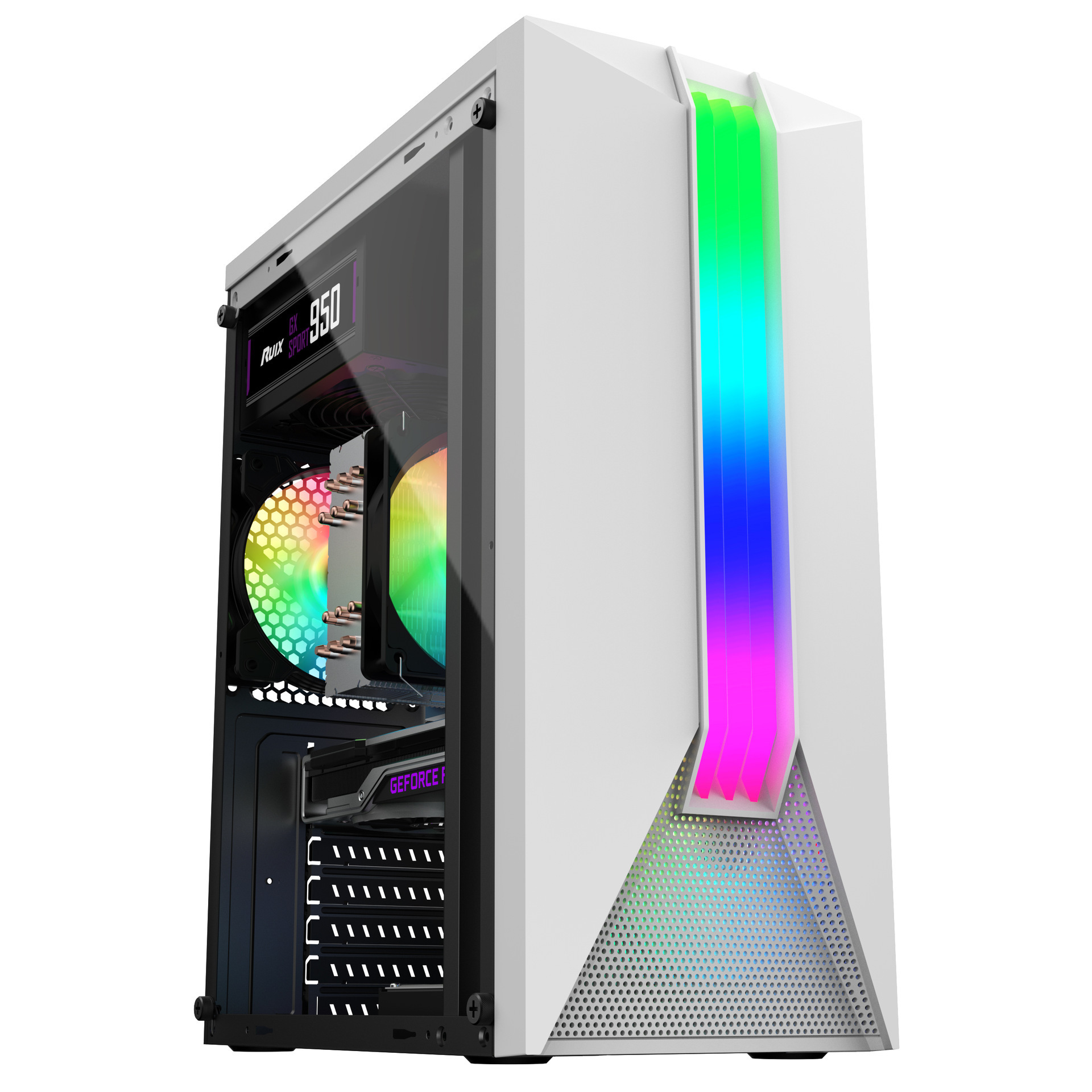 2024 computer box matx gaming computer case oem odm desktop pc cabinet mid tower gaming casing Atx Case Desktop Gaming