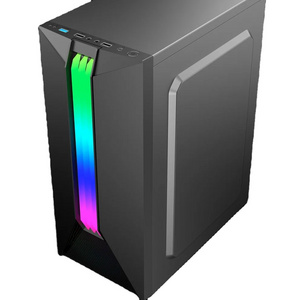 2024 Factory Hot Selling Design Computer Casing Pc MICRO ATX/Black Computer Case PC Cabinets Atx Case Desktop Gaming