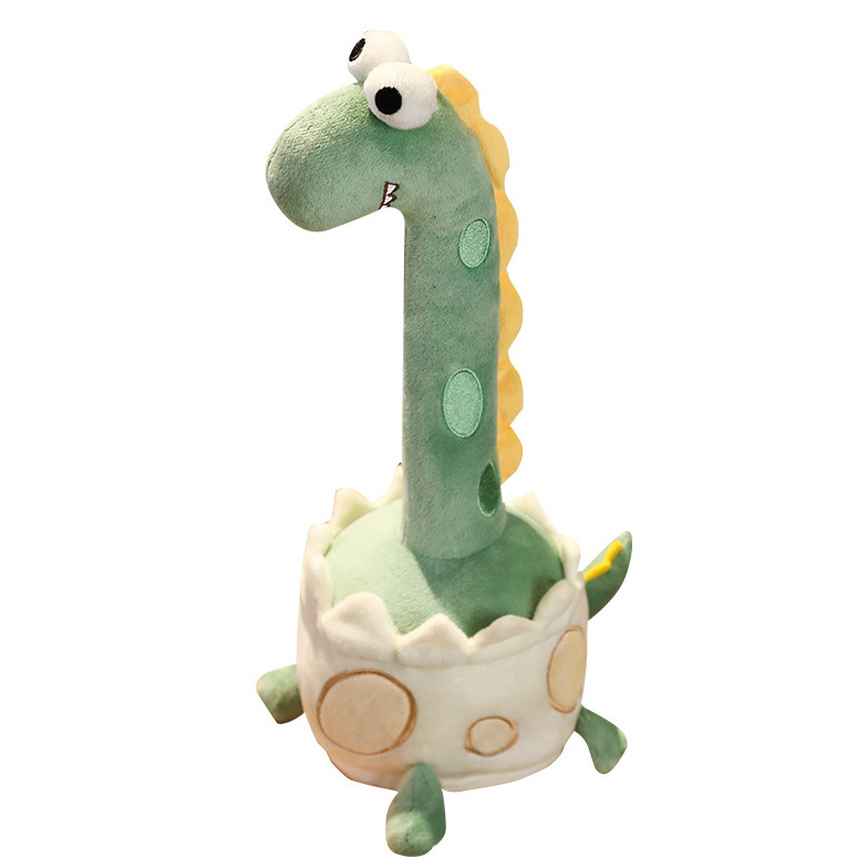 Funny toy dinosaur stuffed animal plush dinosaur toys luminous voice recorder for plush toys