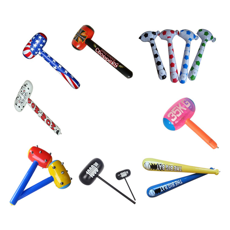 Hot sale PVC plastic hammer toy children inflatable hammer toy