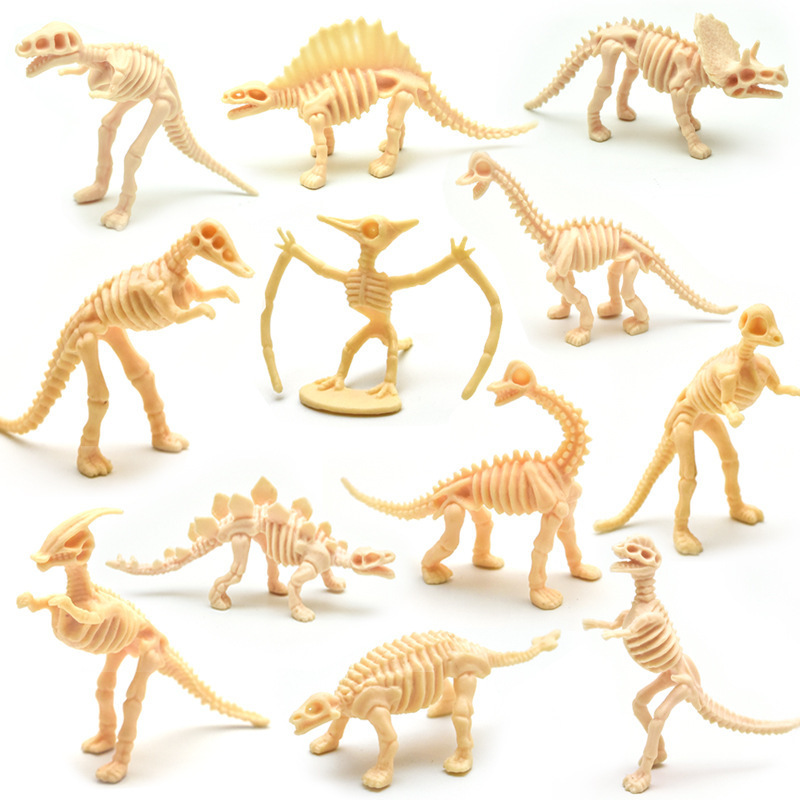 Children Archaeological Excavation Dinosaur Fossils Early Education Toys Simulation Dinosaur Skeleton Toys Children DIY Toys