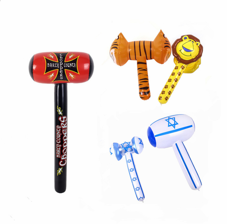 Hot sale PVC plastic hammer toy children inflatable hammer toy