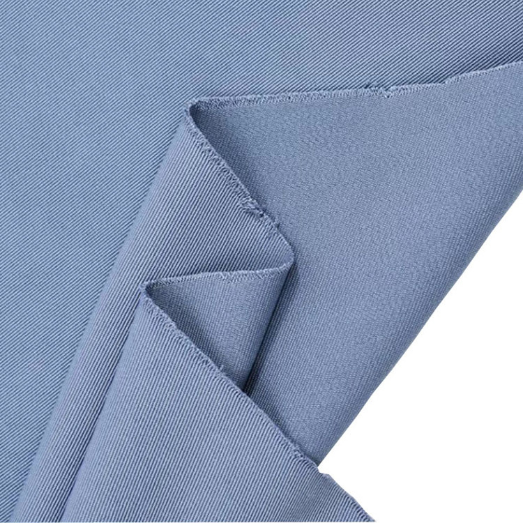 High Quality Polyester Cotton Twilled Combed Fabric Woven 21*21 108*58 195Gsm Uniform Fabric Twill Workwear Drill Fabric