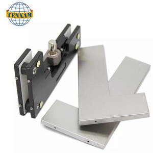 Provide Customized Shower Door Hardware Mirror Finish 304 Stainless Steel Patch Fitting