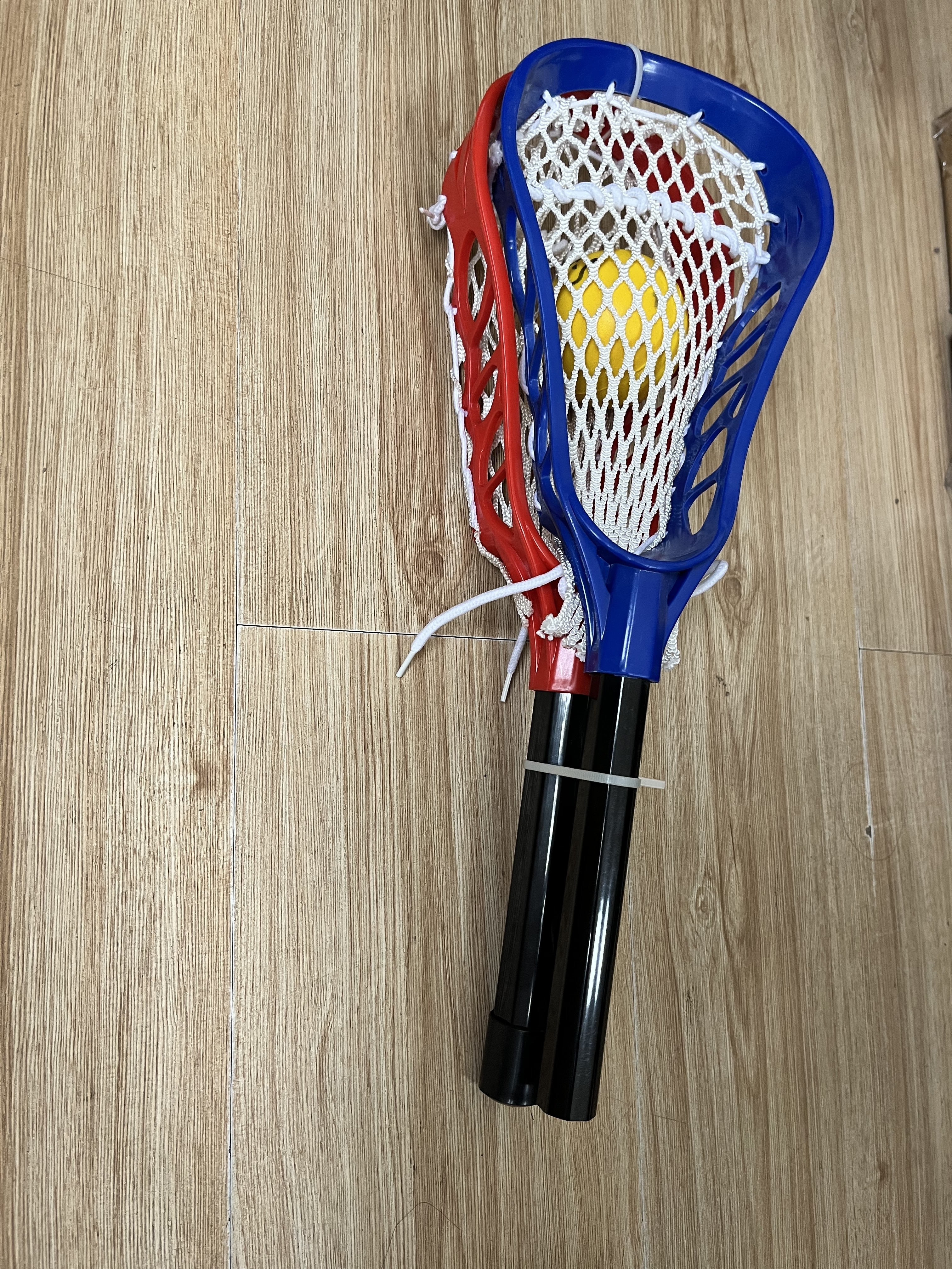 Wholesale Kids Mini Mesh Lacrosse Shaft Stick Head for Toys and Youth Girls Kits Complete Plastic Ball Goalie Box  Semi Soft