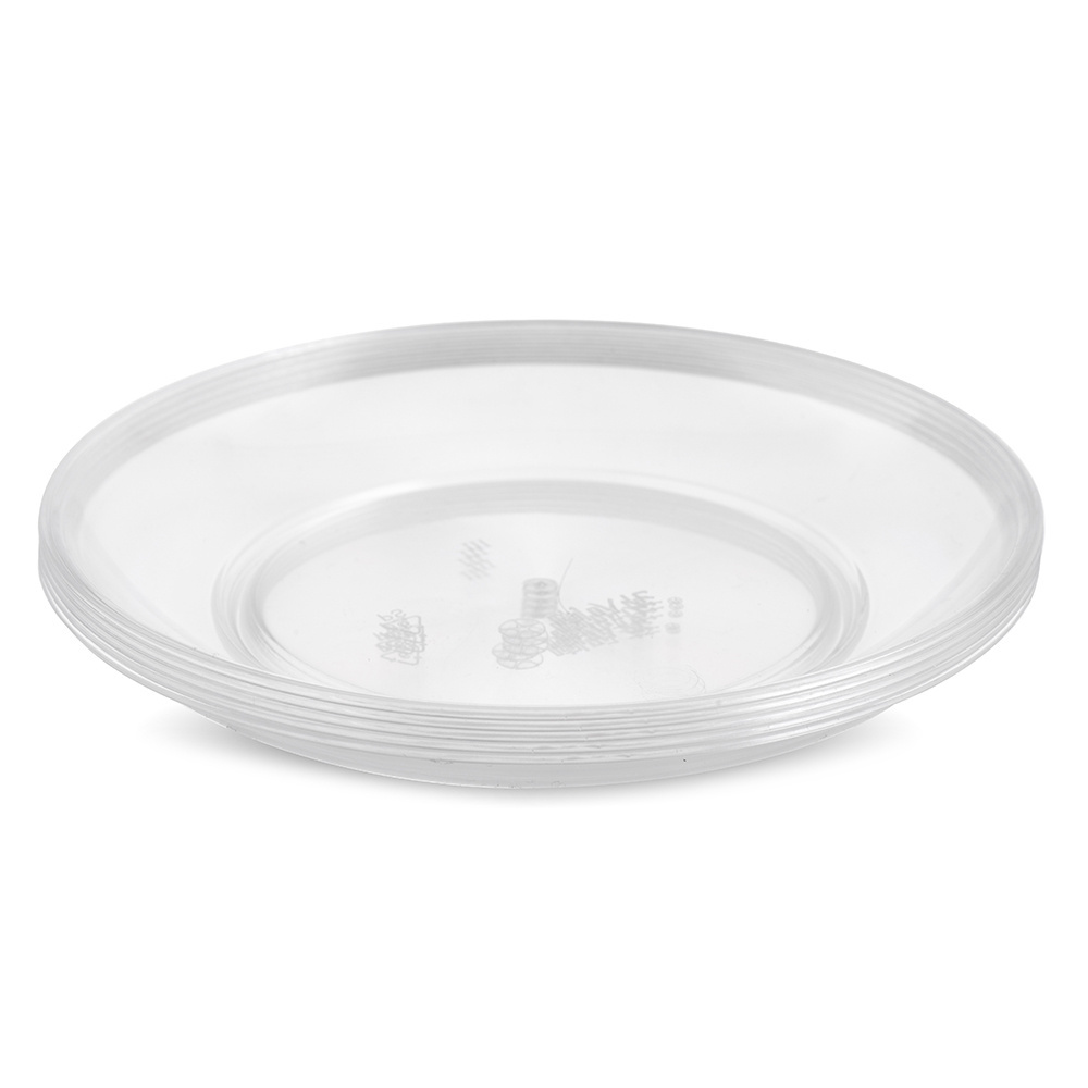 FREE SAMPLE Round Disposable Clear PS Plastic dish for bone /candies