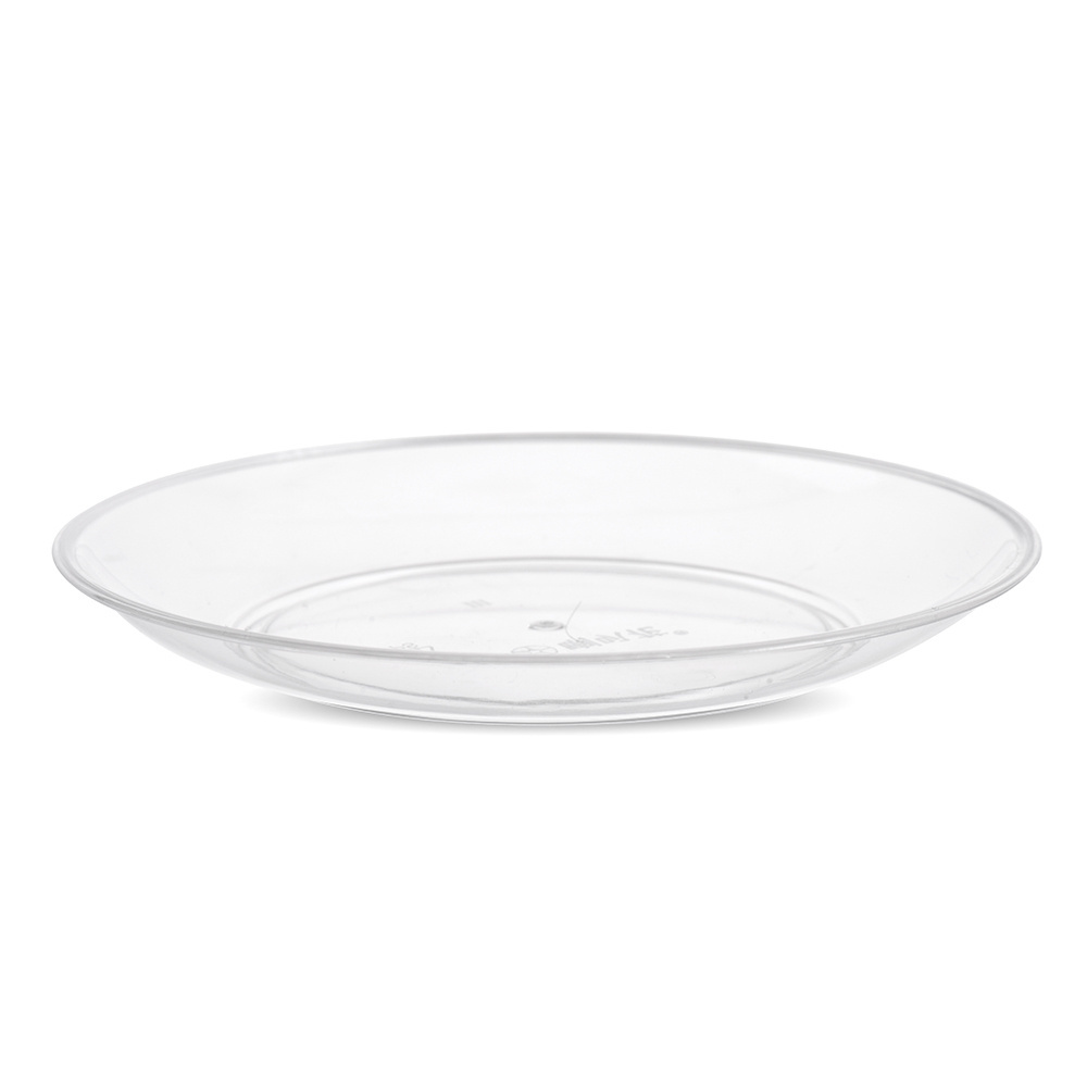 FREE SAMPLE Round Disposable Clear PS Plastic dish for bone /candies