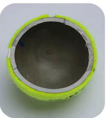 Customized Padel Balls 45% Fleece Fabric , Standard Pedal Competition Balls Also Practice Training Tennis Balls, 3 Tin Balls