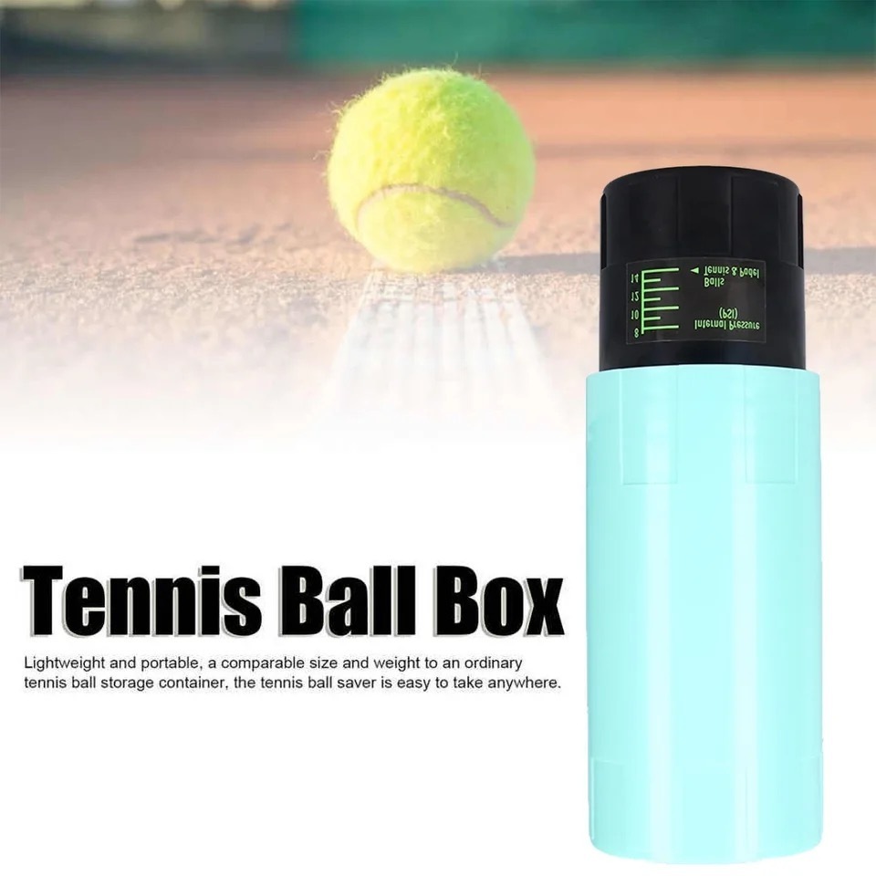 Tennis Ball Saver Revive Tennis Ball Pressurizer Black Tennis Ball Pressurizer Storage Canister Maintaining Repairing Container