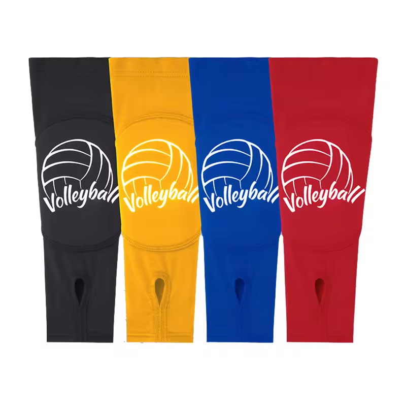 Wholesale non-slip Adults Youth Volleyball Arm Sleeves with Protection Pads and Thumb Hole