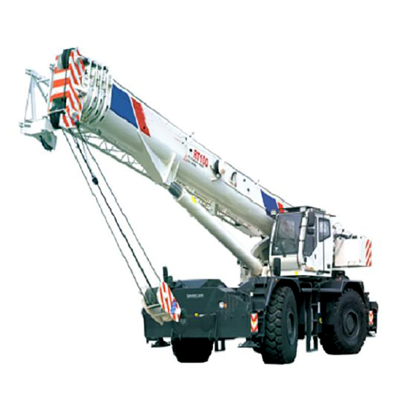 New 100 Ton Truck Crane RT100 Mobile Hydraulic Rough Terrain Crane with Competitive Price