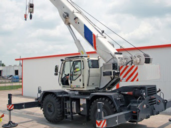 New 100 Ton Truck Crane RT100 Mobile Hydraulic Rough Terrain Crane with Competitive Price