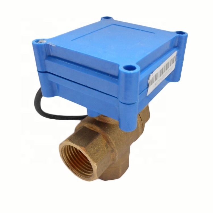 CWX-15N 2-way motorized ball water valve Brass1''' DN25 CR04 ADC9-24v DC12v automatic control valve