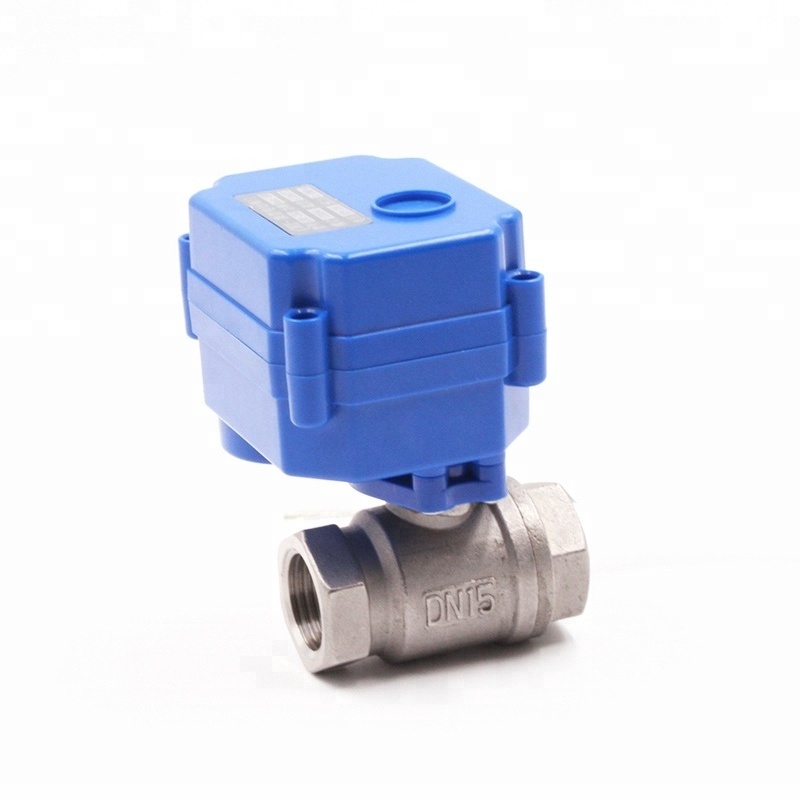 electric ball valve 12v ball valve price 1/2 inch 2 way valve motorized 12VDC CR01 or CRO2 or CR05