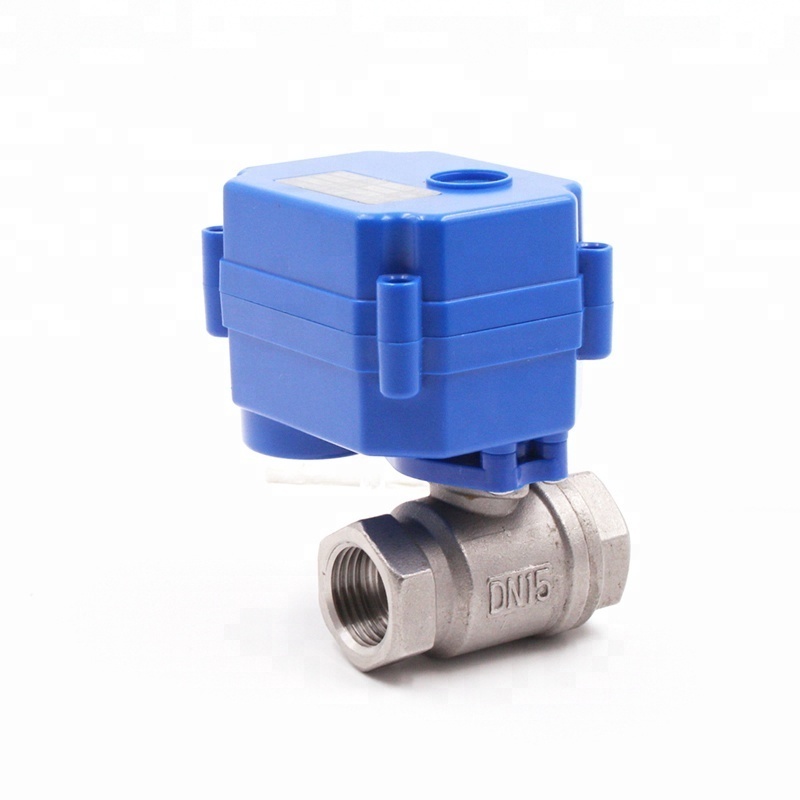 electric ball valve 12v ball valve price 1/2 inch 2 way valve motorized 12VDC CR01 or CRO2 or CR05