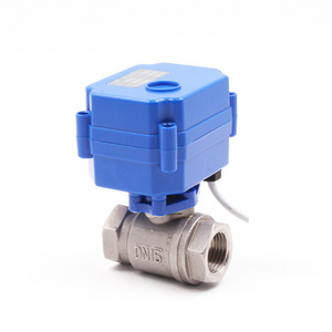 electric ball valve 12v ball valve price 1/2 inch 2 way valve motorized 12VDC CR01 or CRO2 or CR05