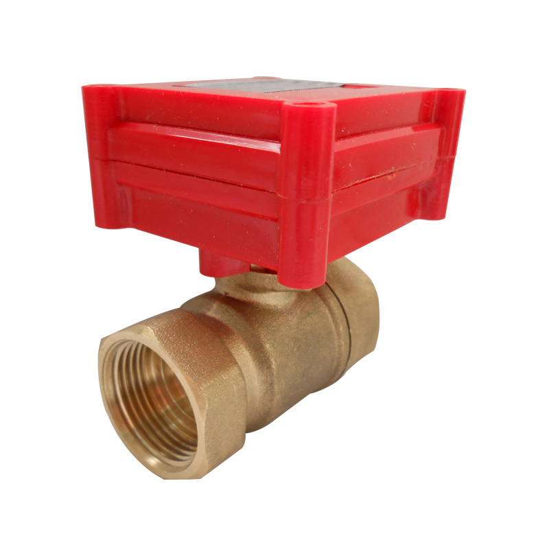 smart home auto shut off water valve electric valve ballvalve for water meter heat energy meter