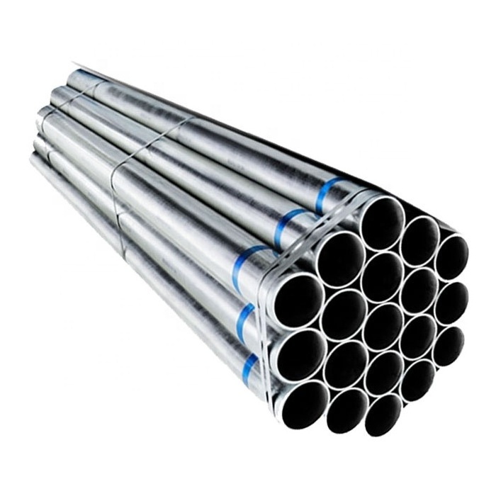 Wholesale hot dip gi seamless galvanized round steel pipe ASTM A106 Sch 40 ERW GI Iron Tube